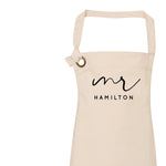 Personalised Aprons for Women and Men, Mrs Apron - Glam & Co Designs Ltd