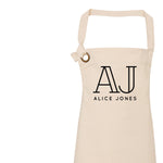 Personalised Apron | Aprons for Women | Custom Initials