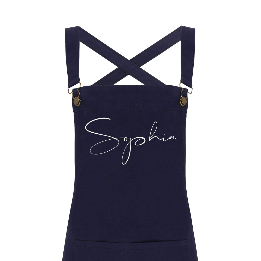 Personalised Barista Style Apron | Aprons for Men and Women - Glam & Co Designs Ltd