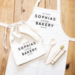 Kids Baking Set | Little Bakery Set | Kids Baking Apron | Personalised Kids Baking Set | Personalised Kids Apron | Aprons for Children |